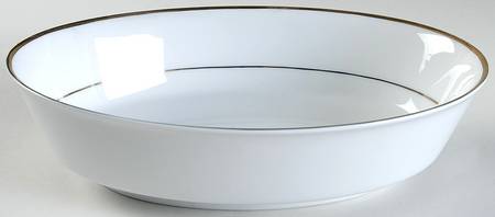 Gold Line 9" Oval Vegetable Bowl