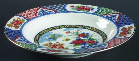 Imari Court Rim Soup Bowl