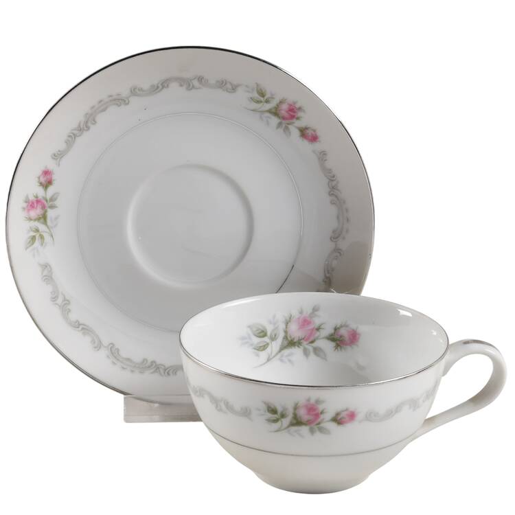 First Love Flat Cup & Saucer Set