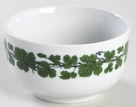 Full Green Vine (Scalloped, No Trim) Sugar Bowl No Lid