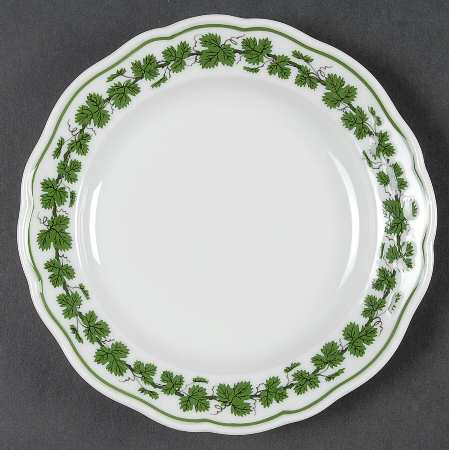 Full Green Vine (Scalloped, No Trim) Bread & Butter Plate