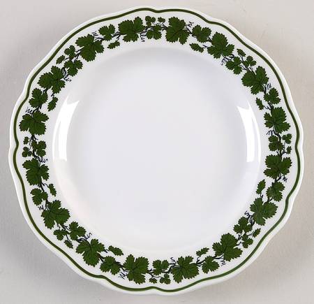Full Green Vine (Scalloped, No Trim) Dessert/Pie Plate