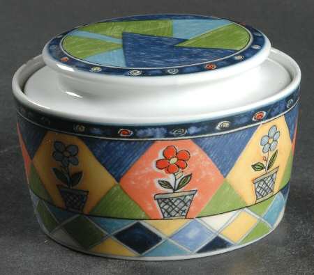 Spring Gallery Sugar Bowl & Lid
