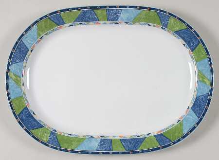 Spring Gallery 15" Oval Serving Platter