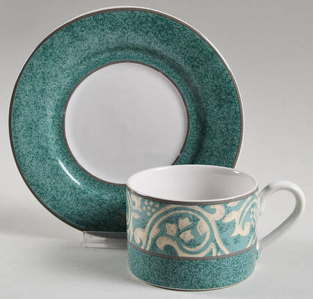 Pavillion Flat Cup & Saucer Set