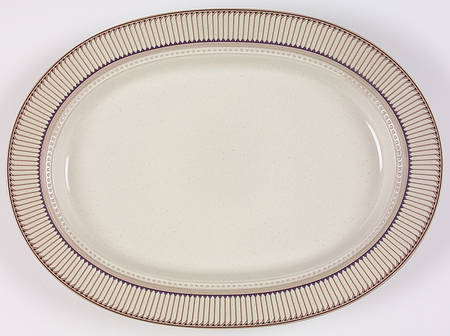 Libretto 15" Oval Serving Platter by Mikasa