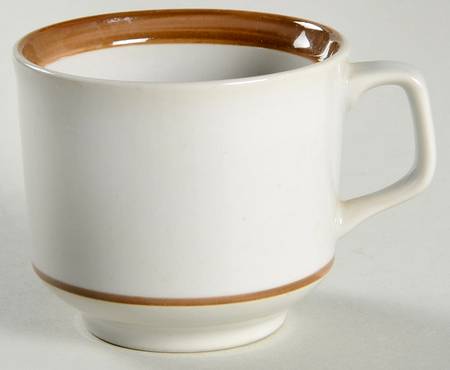 Brown Monterrey Flat Cup