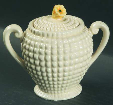 Hobnail Sugar Bowl & Lid