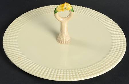 Hobnail Center Handled Serving Tray