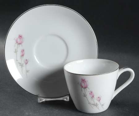 We Three Flat Cup & Saucer Set