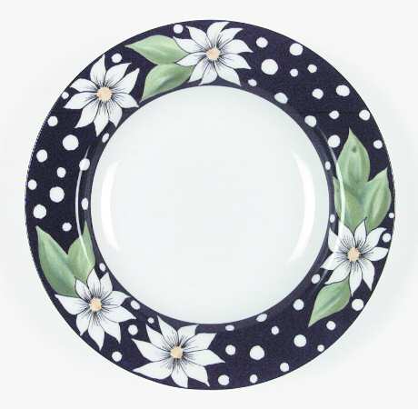 Flower Market Rim Soup Bowl
