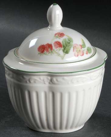 Summer Trellis Sugar Bowl & Lid