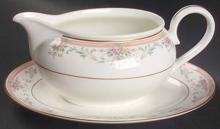 Spring Crest Gravy Boat & Underplate/Relish
