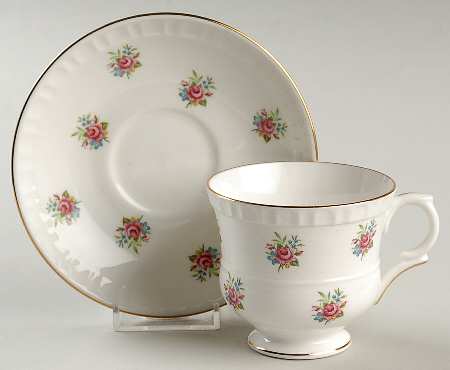 MJE1 Footed Cup & Saucer Set by Majestic Choice