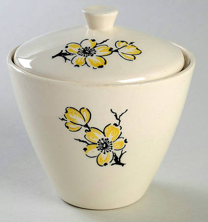 Dixie Dogwood Sugar Bowl & Lid