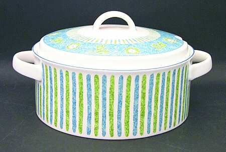 Spring Court Blue Tureen &  Lid