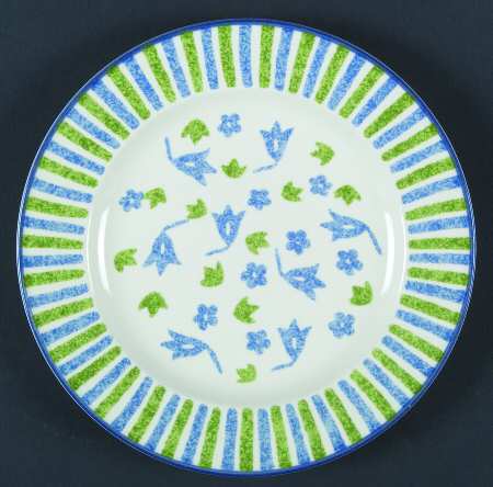 Spring Court Blue Salad Plate