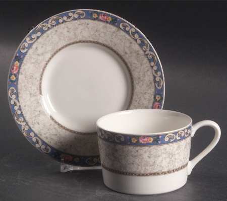Mirabella Flat Cup & Saucer Set