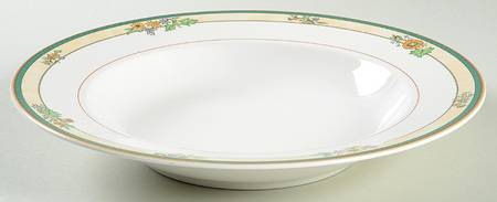 Floral Chintz Large Rim Soup Bowl