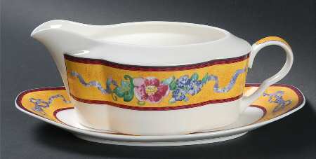 Venetian Hall Gravy Boat & Underplate