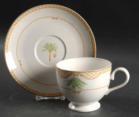 Island Spirit Footed Cup & Saucer Set