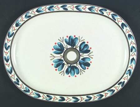 Blossom Fleur 15" Oval Serving Platter