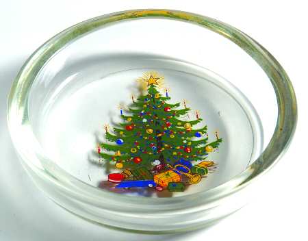 Old Fashioned Christmas Tree Glassware Coaster