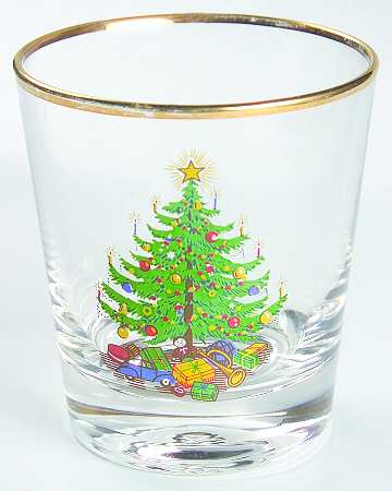 Old Fashioned Christmas Tree 6 Oz Glassware Old Fashioned