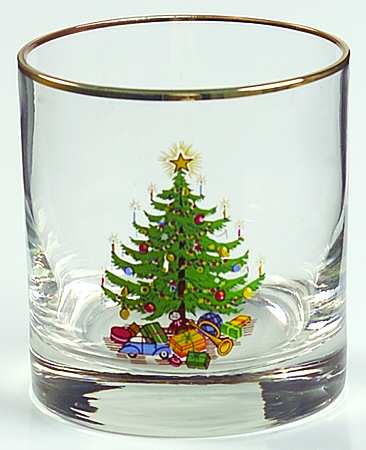 Old Fashioned Christmas Tree 8 Oz Glassware Old Fashioned