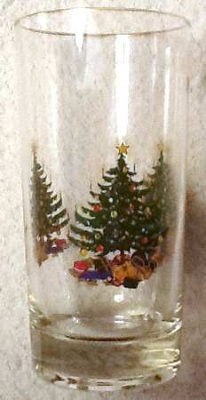 Old Fashioned Christmas Tree 10 Oz Glassware Tumbler