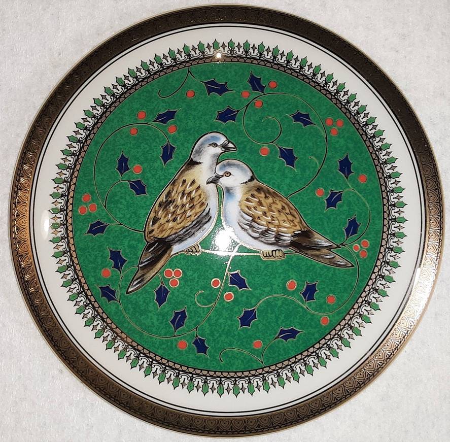 Twelve Days of Christmas Lid for 4" Round Box