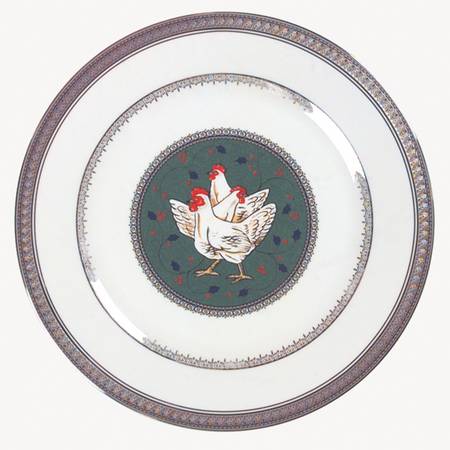 Twelve Days of Christmas Luncheon Plate