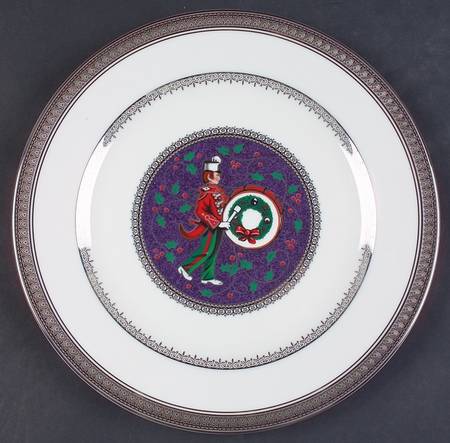 Twelve Days of Christmas Luncheon Plate
