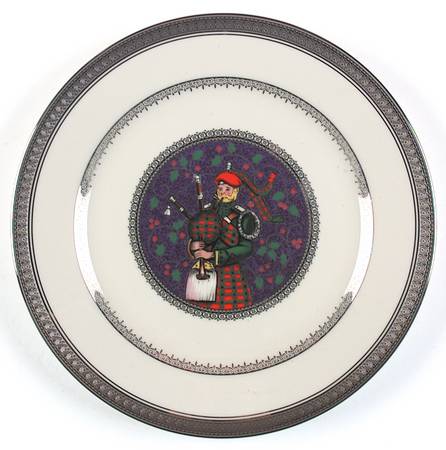 Twelve Days of Christmas Luncheon Plate