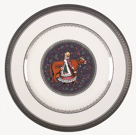 Twelve Days of Christmas Luncheon Plate