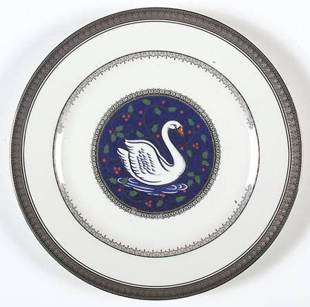 Twelve Days of Christmas Luncheon Plate