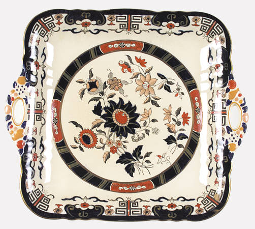 Windsor Square Handled Cake Plate