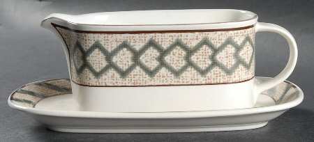 Villagio Gravy Boat & Underplate (Relish/Butter) by Mikasa