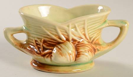 Pine Cone Open Sugar Bowl