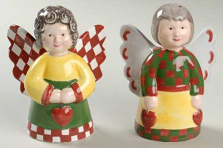Angelica Figural Salt & Pepper Set