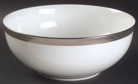 Crown Jewel Platinum 8" Round Vegetable Bowl