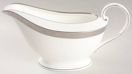 Crown Jewel Platinum Gravy Boat