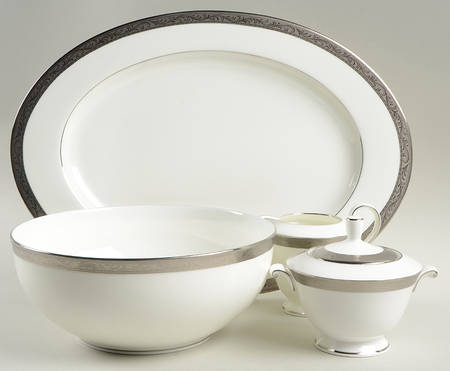 Crown Jewel Platinum 5 Piece Hostess Set