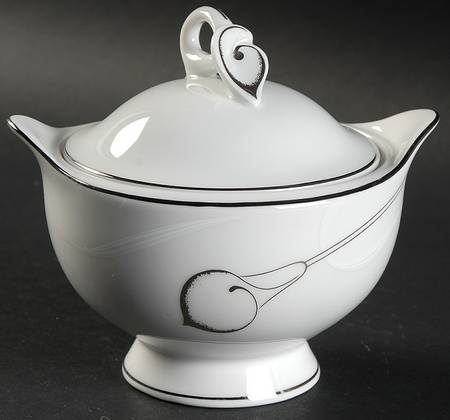 Candlelight Silver Sugar Bowl & Lid