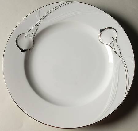Candlelight Silver 12" Chop Plate (Round Platter)