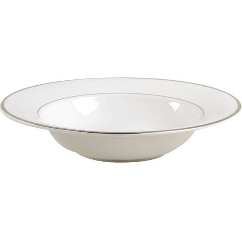 Cameo Platinum Rim Soup Bowl