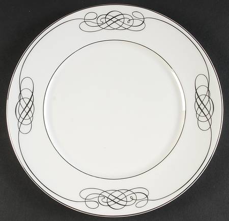 Cameo Platinum Accent Luncheon Plate