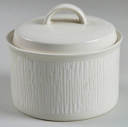 White Birch Sugar Bowl & Lid