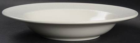 White Birch Large Rim Soup Bowl