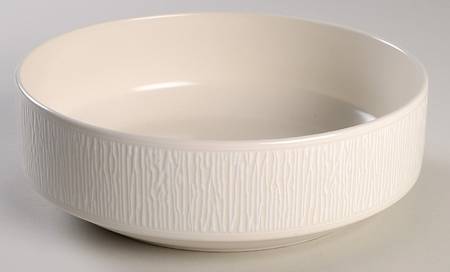 White Birch 8" Round Vegetable Bowl
